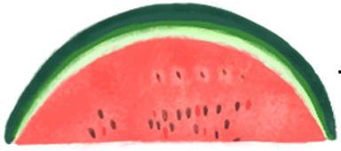 吃瓜大赛 简笔画,趣味横生的简笔画盛宴